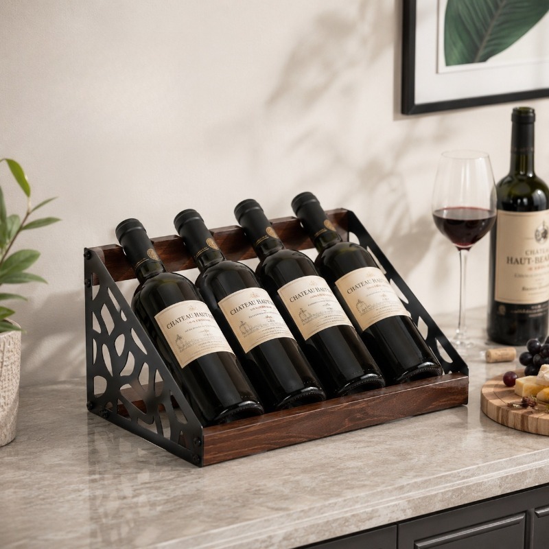 Home Bar Wooden Wine Rack Wine - đánh giá và giá Home Bar Shelves