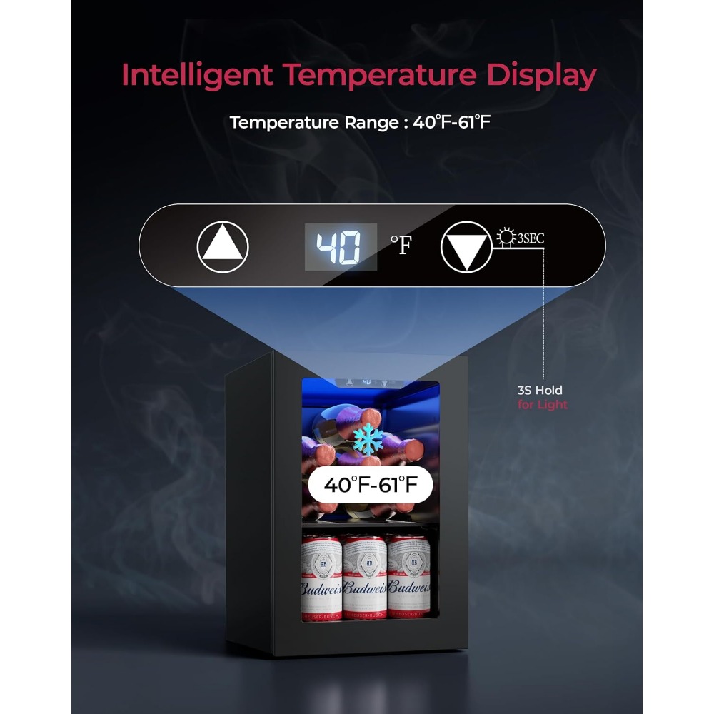 24 Can Mini Fridge, 0.6 Cu.Ft  - đánh giá và giá Home Bar Shelves