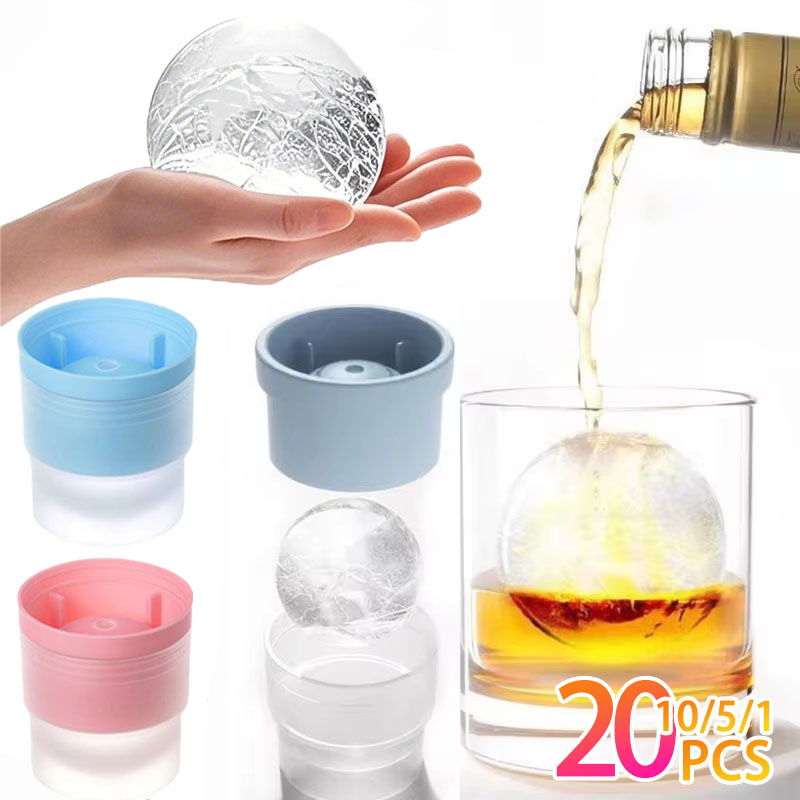 1-20PCS Large Ice Ball Maker M - đánh giá và giá Ice Mold Sphere