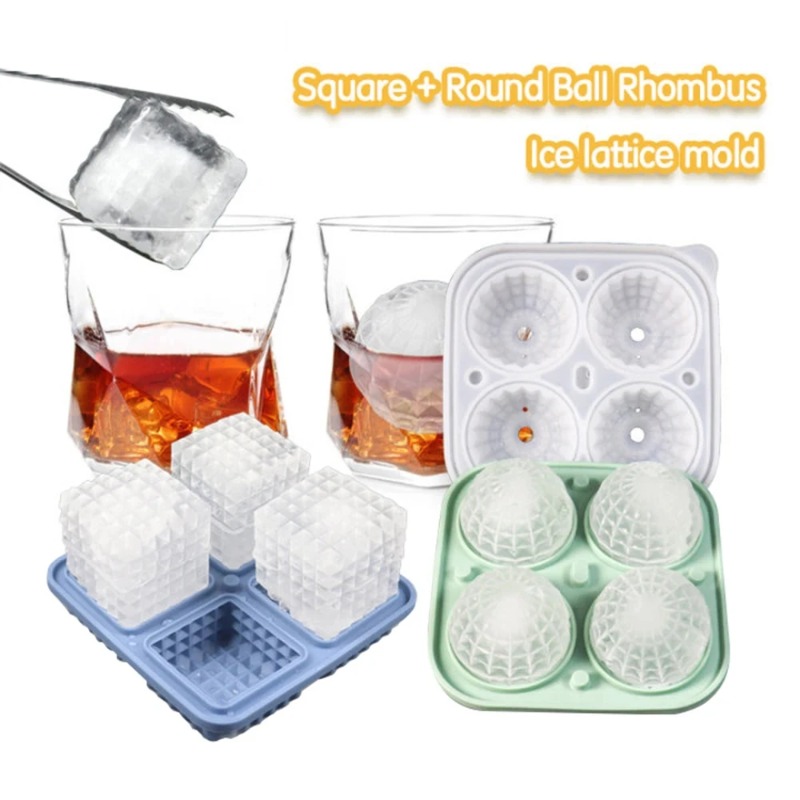 Ice Cube Tray Silicone with Li - đánh giá và giá Ice Mold Sphere