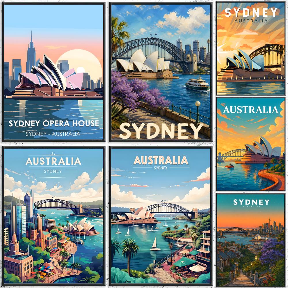 Art Sydney Travel Art Poster S - đánh giá và giá Home Bar Sydney