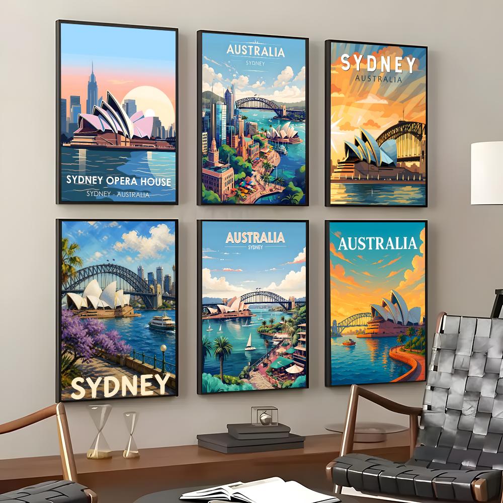 Art Sydney Travel Art Poster S - đánh giá và giá Home Bar Sydney