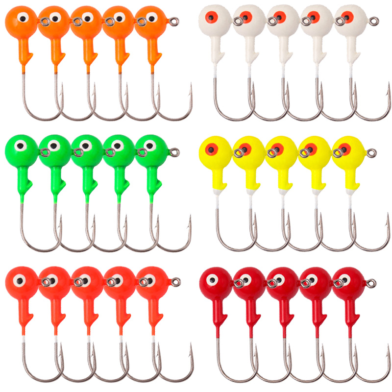 60 Cái/túi Dẫn Jig Đầu Móc Câu - đánh giá và giá Jigger Double Sided